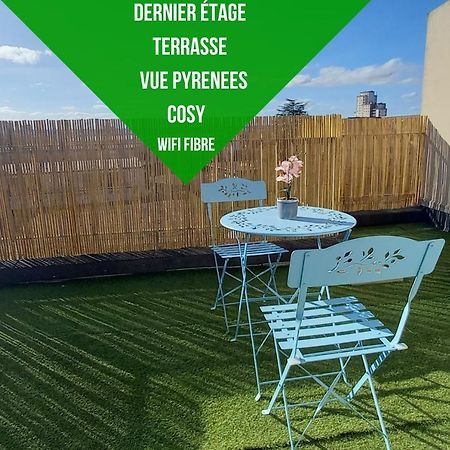 Ferienwohnung Le Belvedere Dernier Etage Avec Terrasse Wifi Fibre Tarbes Exterior foto